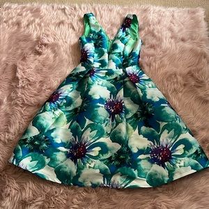 She + Sky Flower Dress
